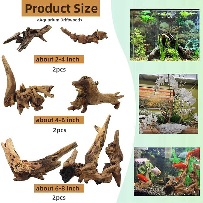 Driftwood for Aquarium Decor, Fish Tank Decor, Drift Wood for Fishtank - Image 2