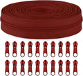 Sawoake #5 Nylon Coil Zippers by The Yard Bulk 10 Yards by Zipper