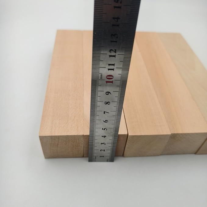 5PCS Basswood Carving Blocks, Whittling Wood Carving Kit, Unfinished Wooden - Image 5