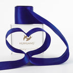 HUIHUANG Royal Blue Satin Wired Ribbon 2.5 inch 4th of July Cobalt Blue Wire - Image 8