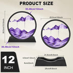 Wai Danie Moving Sand Art Picture 3D Hourglass Deep Sea Sandscape Liquid Motion - Image 6