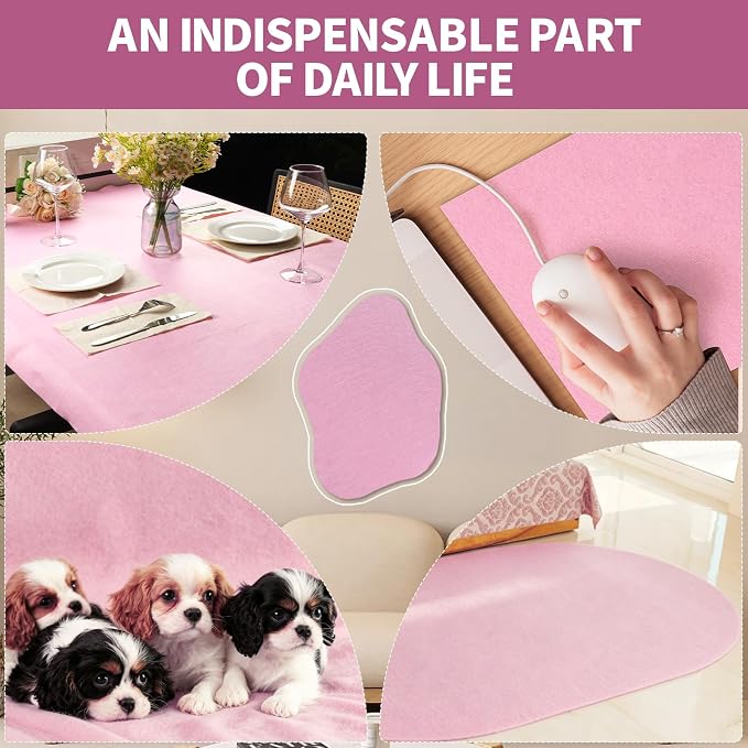 Baby Pink Fabric Sheet 72" X 36", 1.4mm Thick Large Soft Durable Flexible Craft - Image 7