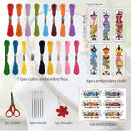 ORIGACH 6 Pcs Cross Stitch Bookmark Kit - Image 2