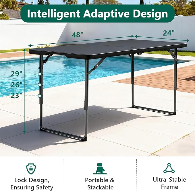 Folding Table 4ft - Image 4