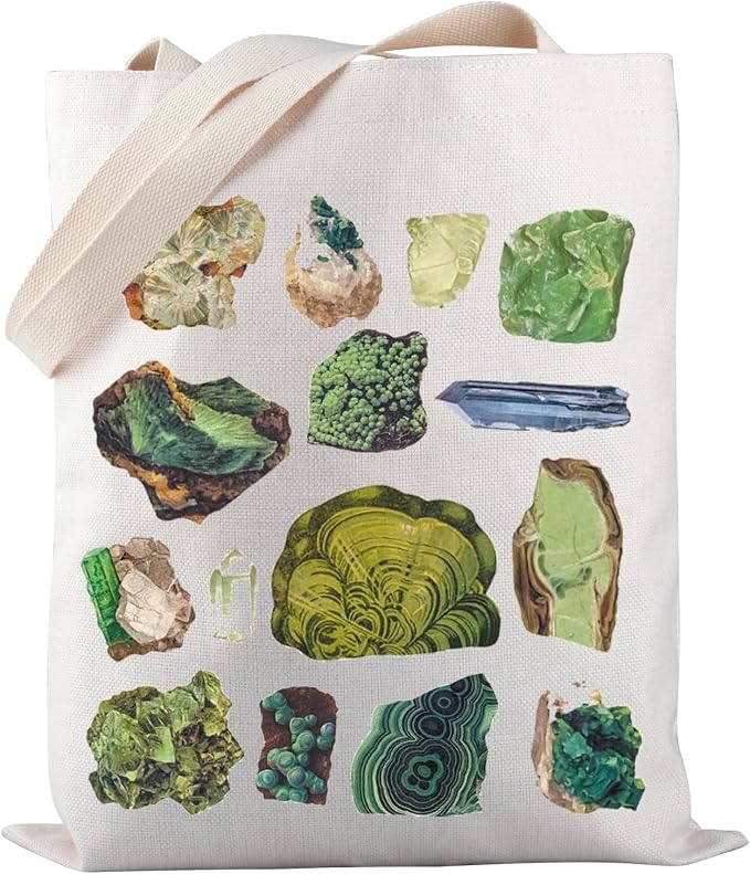 PWHAOO Geology Shopping Bag Rock Collector Tote Bag Natural Landscape Tote Bag by PWHAOO