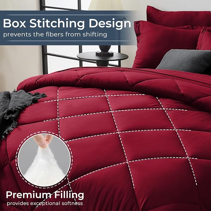HEVUMYI Red Queen Comforter Set - Image 4