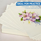 KOVIEDE 100 Sheets Watercolor Paper 8.5x11 Inch 102LB/230GSM Cold Press - Image 2