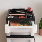 IRIS USA 2 Pack 7-Drawer Plastic Storage Rolling Organizer Cart - Image 5