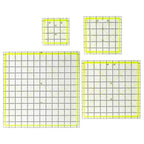 UOOU 4 Pack Quilting Ruler, Quilting Ruler Quilting Templates Fabric Cutting - Image 2