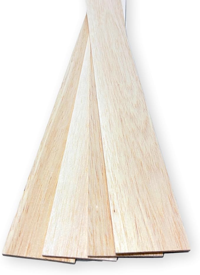 Proartek PK00039 Model BWH002X010 Pack of 10 Balsa Wood Sheets, and by ProartekDrafting