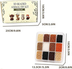 VEEBASY Tiny 3D Beaded Animal DIY Kit, Easy DIY Beading Embroidery Kit - Image 7
