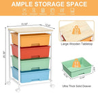 Utility-Rolling-Storage-Drawer-Craft-Cart-Organizer - Image 3