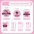 168Pcs Pink Mouse 2nd Birthday Decorations - Image 2