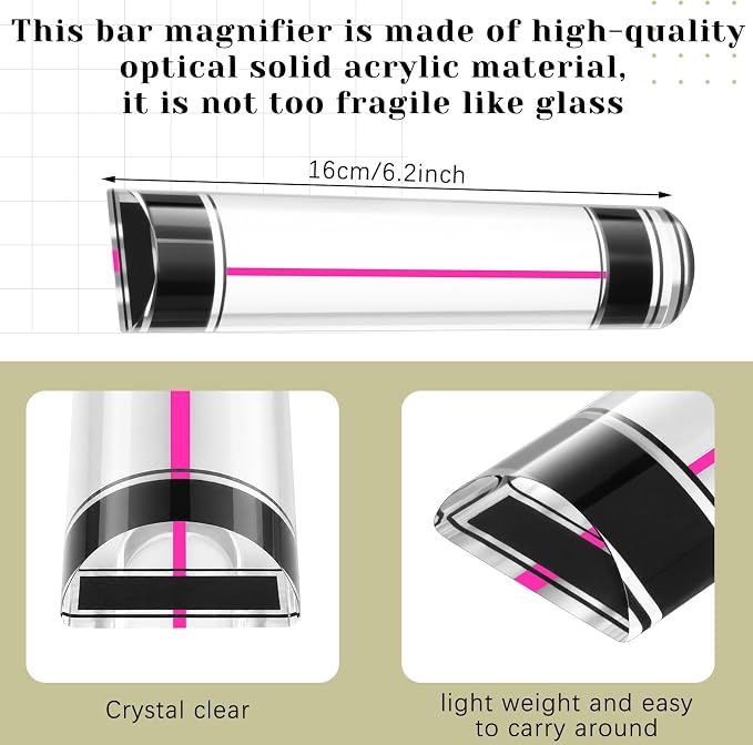 Chunful 1 Pcs Magnifying Ruler - Image 2