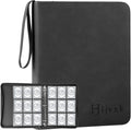 9 Pocket Card Binder, 720 Double Sided Pocket PU Card Binder, Matte Finish by Hijvxk