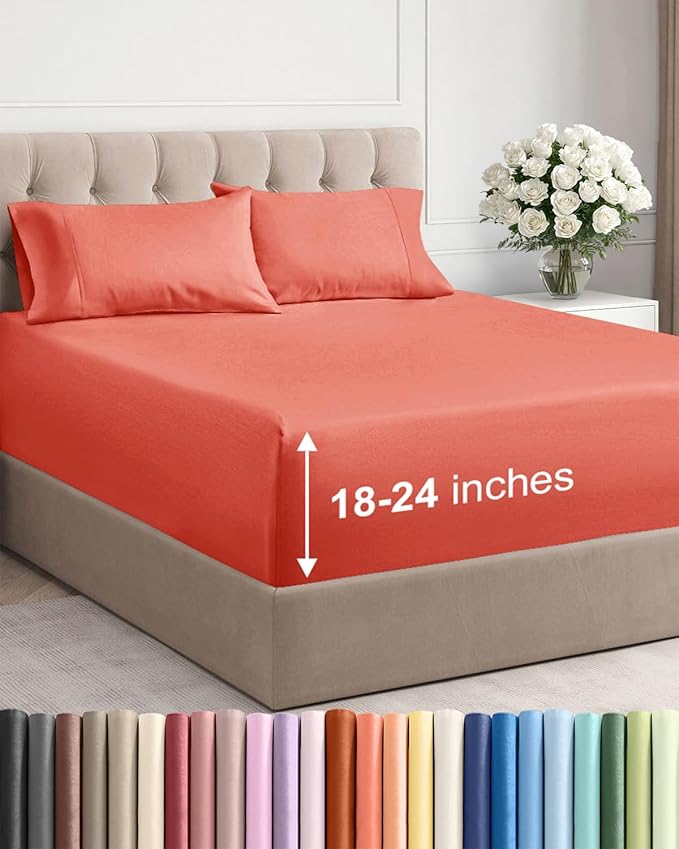 Extra Deep Cal King Sheet Set by CGKUnlimited