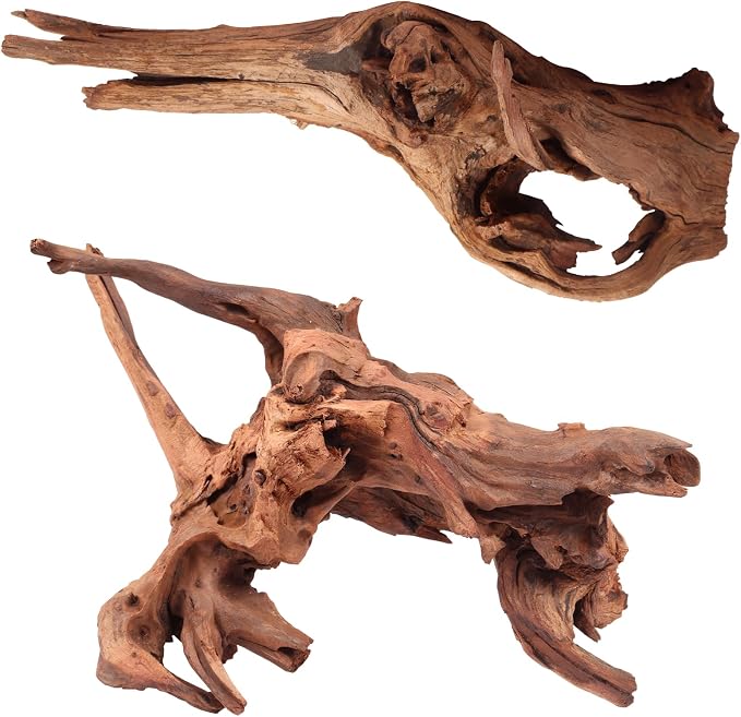 LYPHARD AQUARIUMS Driftwood for Aquarium, 2 Pieces 14-18 Inches Large Natural by LYPHARDAQUARIUMS