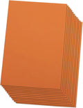Orange Eva Foam Sheets, 2mm Thick, 6 x 9 Inch, Handicraft Foam Paper by Ader+Products