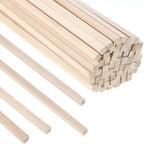 70 Pack Balsa Wood Sticks 1/4" X 12" Square Dowel Rods by WSICSE