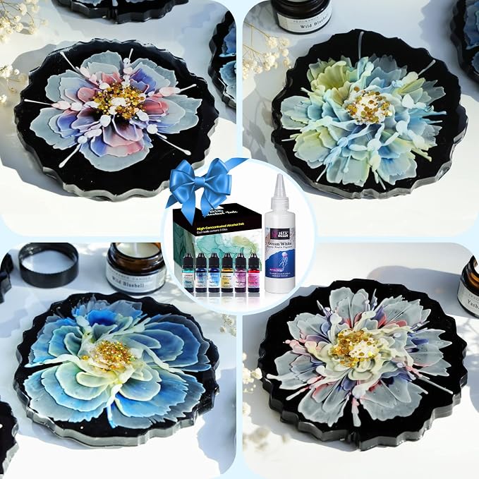 LET'S RESIN Ocean White Epoxy Resin Pigment 167g/5.89oz - Image 4