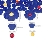 Esweny 12 Flower Stained Glass Mosaic Tiles - Image 5