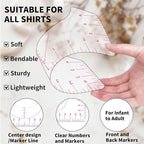 5Pack Tshirt Ruler Guide for Vinyl Alignment, T Shirt Rulers to Center Designs - Image 2