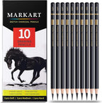 MARKART Professional Charcoal Pencils Drawing Set by MARTCOLOR