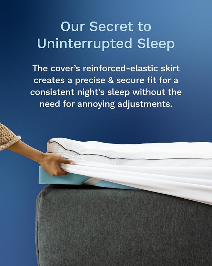 ViscoSoft 4 Inch Pillow Top Memory Foam Mattress Topper Full XL - Image 7