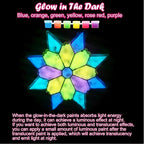 30 Sets Winter Snowflake Suncatchers Craft Kits DIY Glow In The Dark Window - Image 3