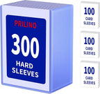 Prilino Topload Card Holders & Sleeves, Collectible Protectors, 300 Pack | by Unknown