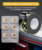PHIXBEAR Double Sided Tape Heat Resistant Heavy Duty, Waterproof Outdoor Indoor - Image 3