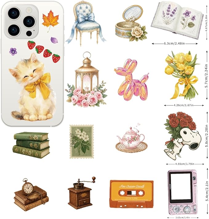 Coquette Aesthetic Vinyl Stickers Pack - Image 2
