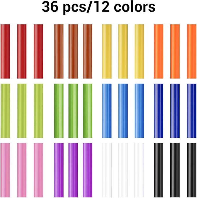 ENPOINT Colored Hot Glue Sticks, Sealing Wax Sticks - Image 8