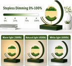 Moving Sand Art Lamp, 360 Degree Rotating Sands of Time Lamp - Image 3