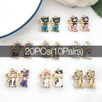 Bulk Gold Enamel Charms for Jewelry Making, Colorful Metal Charms Pendant for - Image 3