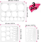 Tamaki Circle Template Circle Round Stencil Templates - Image 2