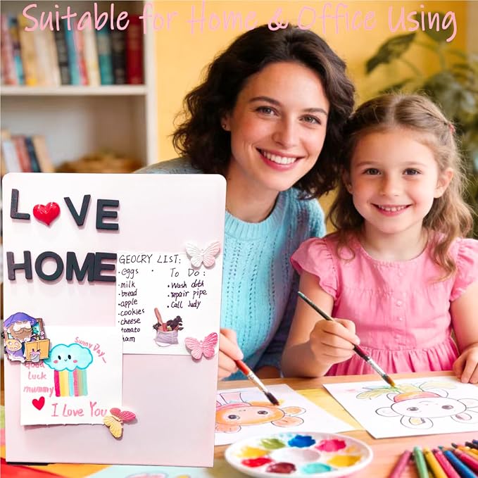 2 Pack Metal Pink Magnet Display Board - Image 5