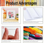 Pink Roses Cross Stitch Kits for Beginner, Flowers Stamped Cross Stitch Kits - Image 4