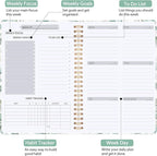 Undated Weekly Planner, A5 Weekly To Do List Notebook - Image 3