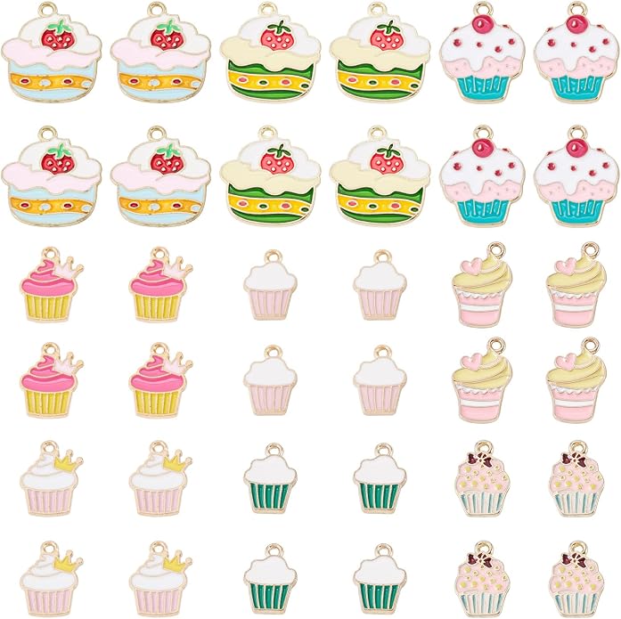 Enamel Food Charms Cute Assorted Food Pendants Sweet Dessert Charms - Image 7