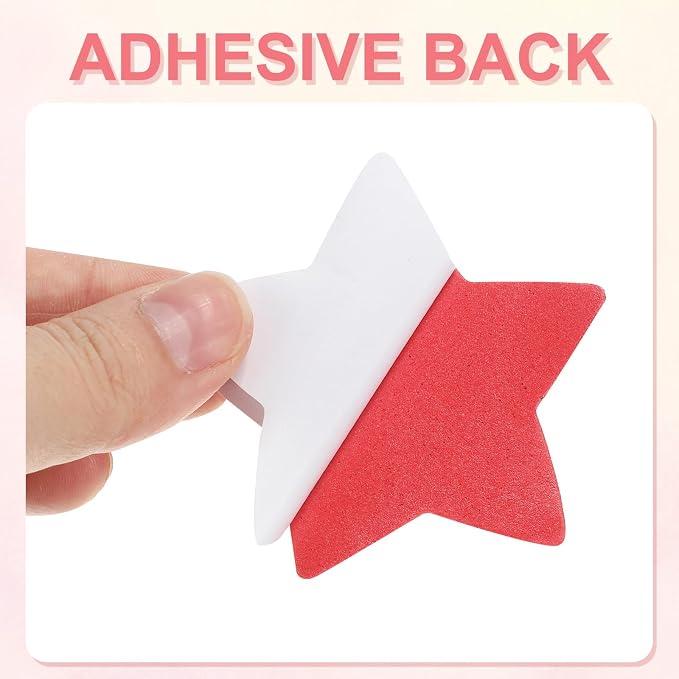 PATIKIL 2.2"x2.2" Star Foam Stickers - Image 4