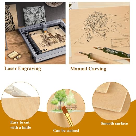 8 Pack Basswood Sheets for Crafts - Image 4