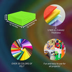 FabricLA Acrylic Felt Sheets for Crafts - Image 3
