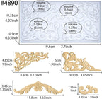 Art Molds Rococo Embellishment for Polyclay Air Dry Clay Plaster | Versatile - Image 2