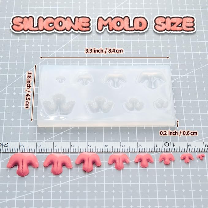 Nuvretk 8 Cute Silicone Molds for Needle Felting - Image 3