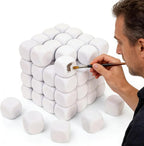 ZEAYEA 48 PCS Blank White Dice, 50MM White EVA Foam Dices, Blank Six Sided Dice - Image 6