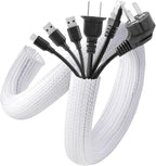 AGPTEK Cable Sleeve Cover, Home Office Wire Management Computer TV Wire Loom - Image 7