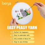Embroidery Kit for Adult Beginners, Cat Embroidery Kit - Image 7