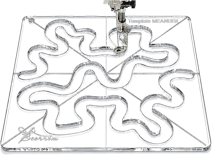 Meander Quilting Ruler Template by Beerrom