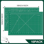 Self Healing Cutting Mat 3 Packs, 12×18 Inch Fabric Cutting Mats - Image 2